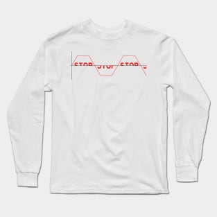 Stop Sine Long Sleeve T-Shirt